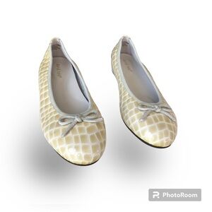 David Tate Animal Print Flats